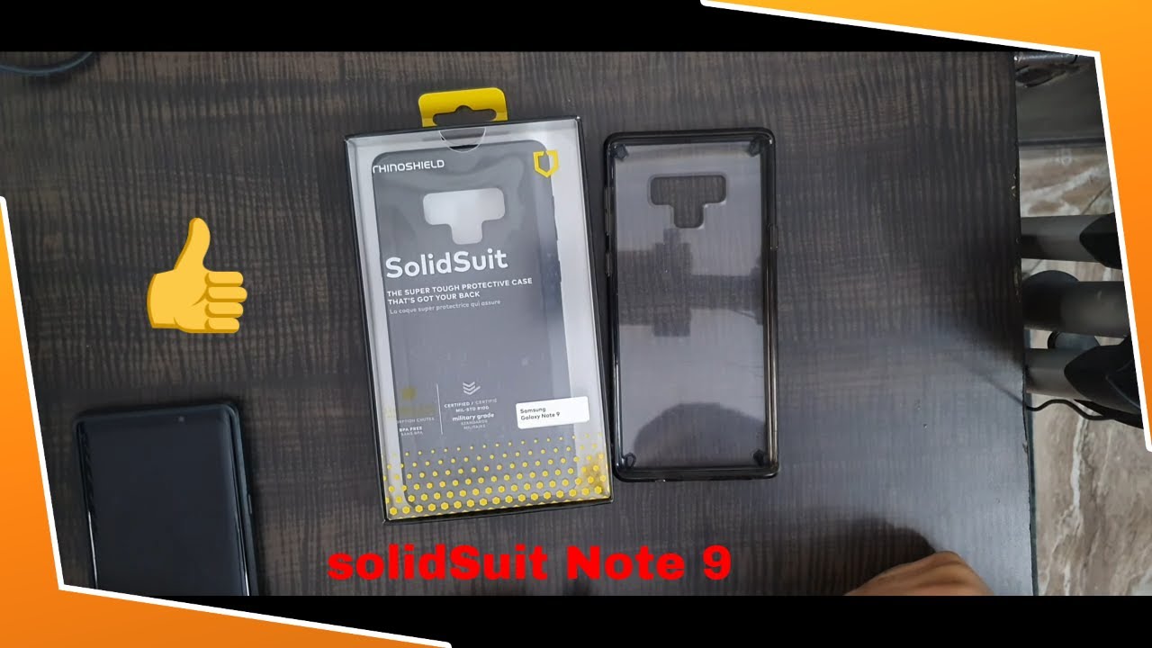 Rhinoshield solidsuit case for note 9 Unboxing | Review