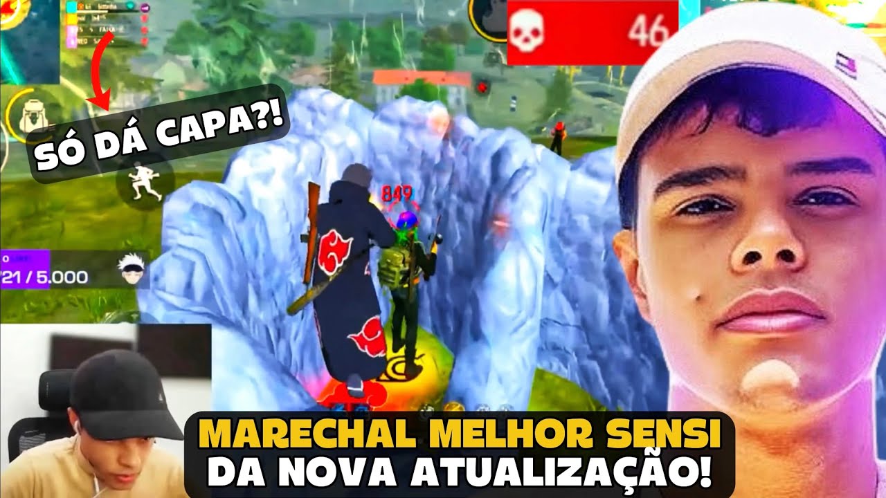 MARECHAL DEIXOU OS ALEATORIOS IMPRESSIONADO COM A SUA SENSI NA RANK! FREE FIRE - MARECHAL HIGHLIGHTS