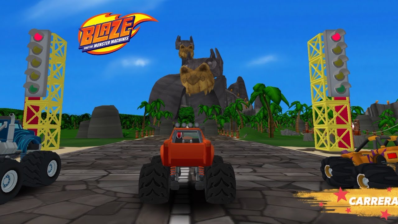 BLAZE & THE MONSTER MACHINES #118 🔥Blaze y los Monster Machines, ¡Empieza a correr en ISLA DRAGON!