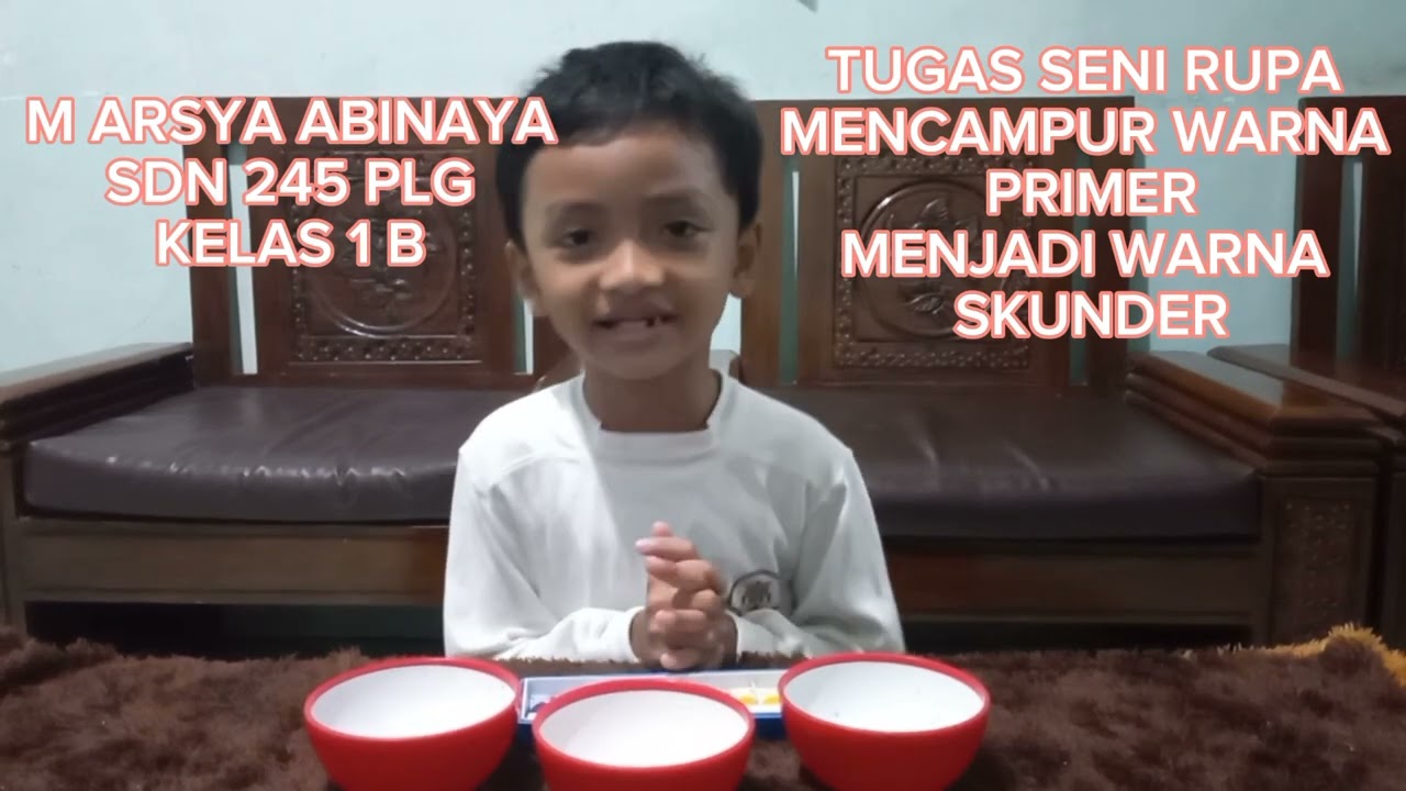 MENGGABUNG KAN WARNA PRIMER MENJADI WARNA SKUNDER