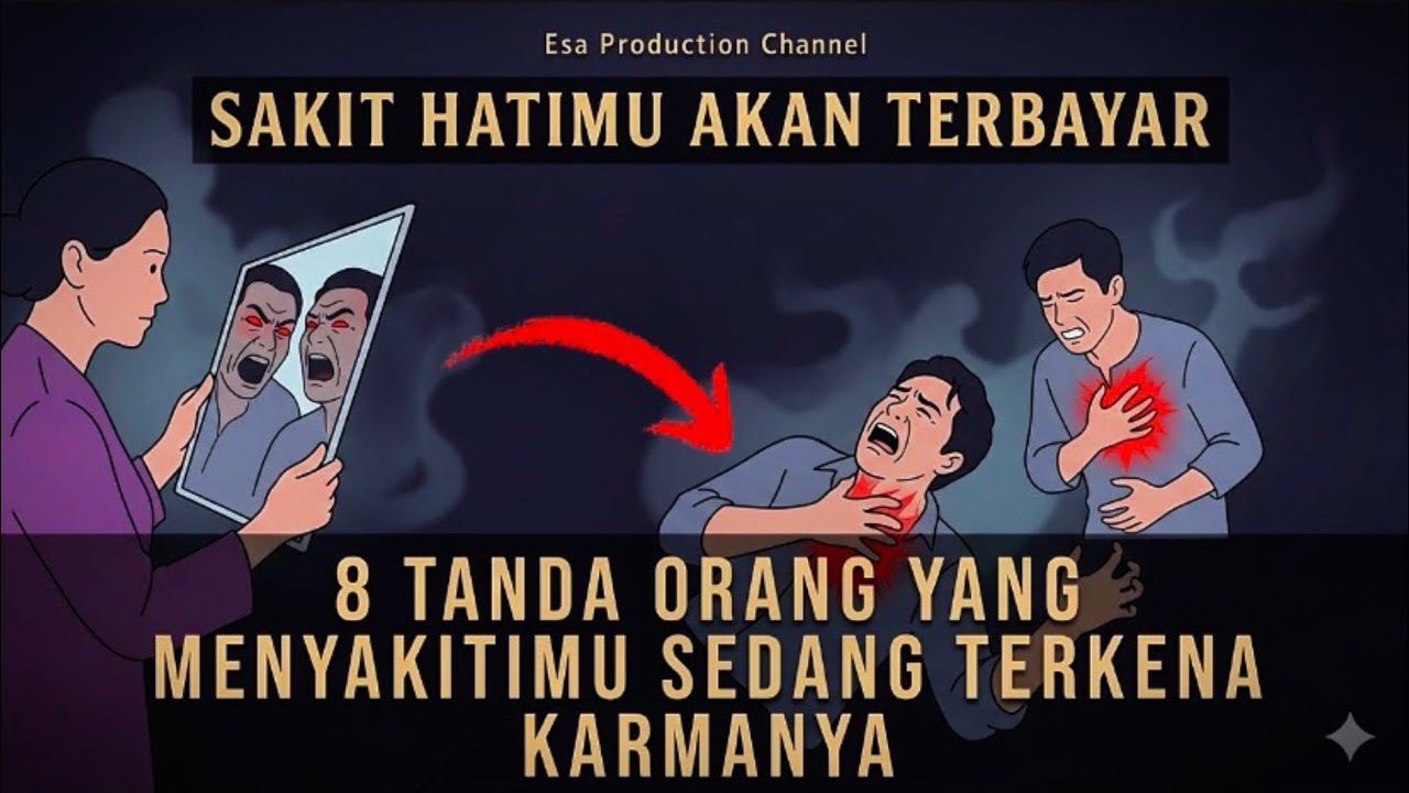 SAKIT HATIMU TERBAYAR LUNAS !!  8 TANDA ORANG YANG MENYAKITIMU TERKENA  KARMANYA