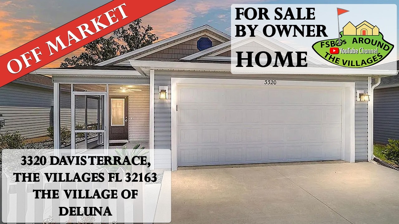 SOLD | 90% TURNKEY 2 Bed 2 Bath For Sale By Owner | 3320 Davis Ter | In The Villages, FL