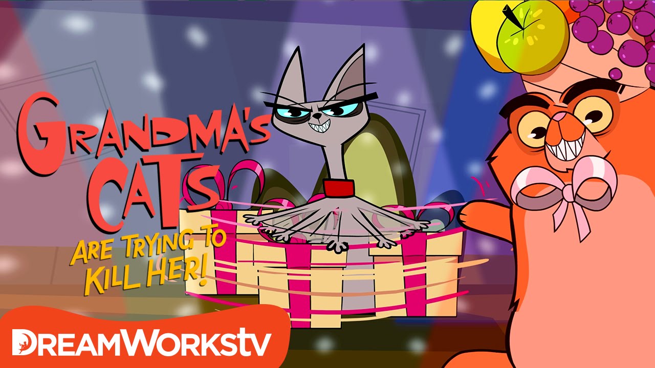 Birthday Surprise | GRANDMA'S CATS ARE TRYING TO KILL HER