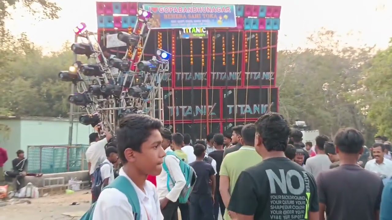 Titanic music odisha Saraswati pujar special road show 