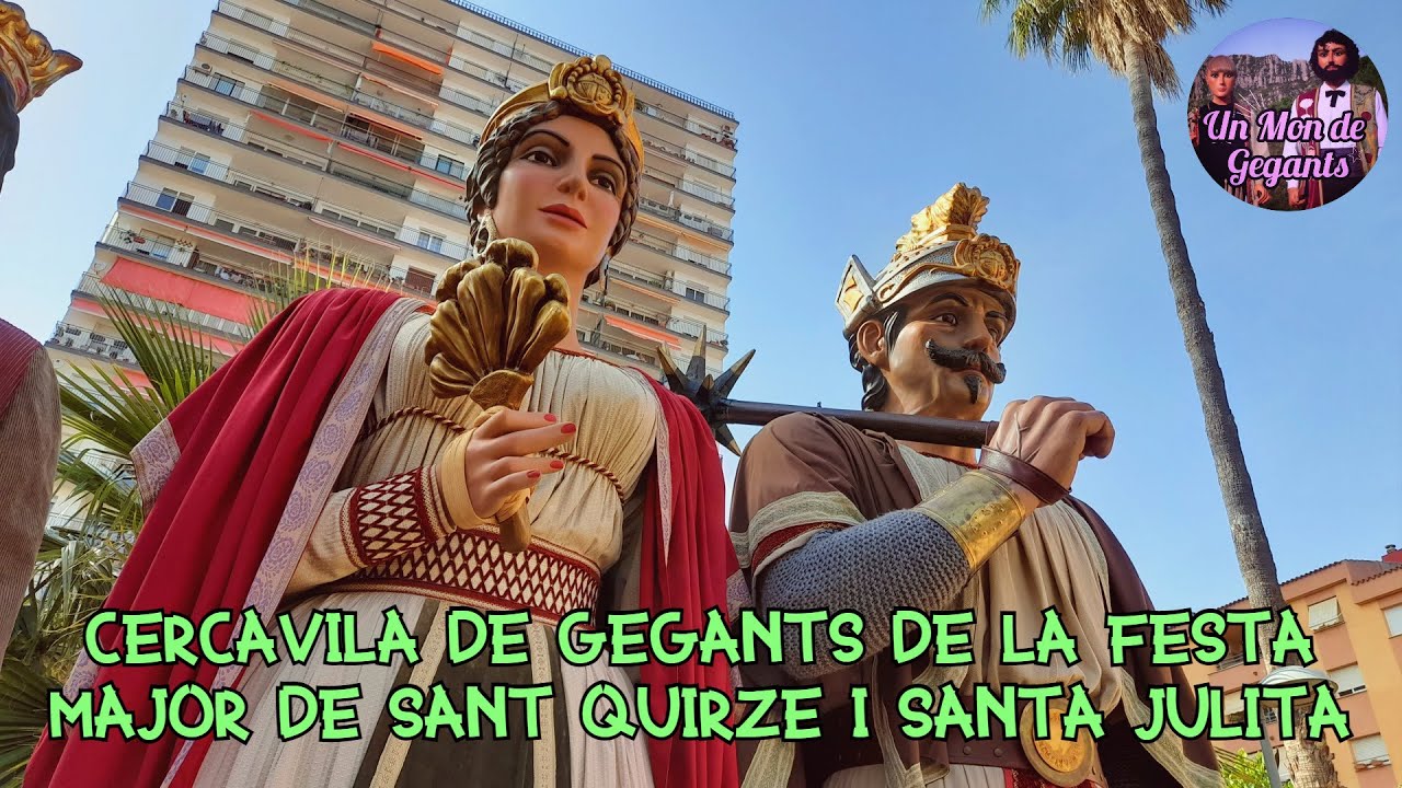 Festa major de sant Quirze i Santa julita a Calella- Gegants de Calella- 16-06-2022
