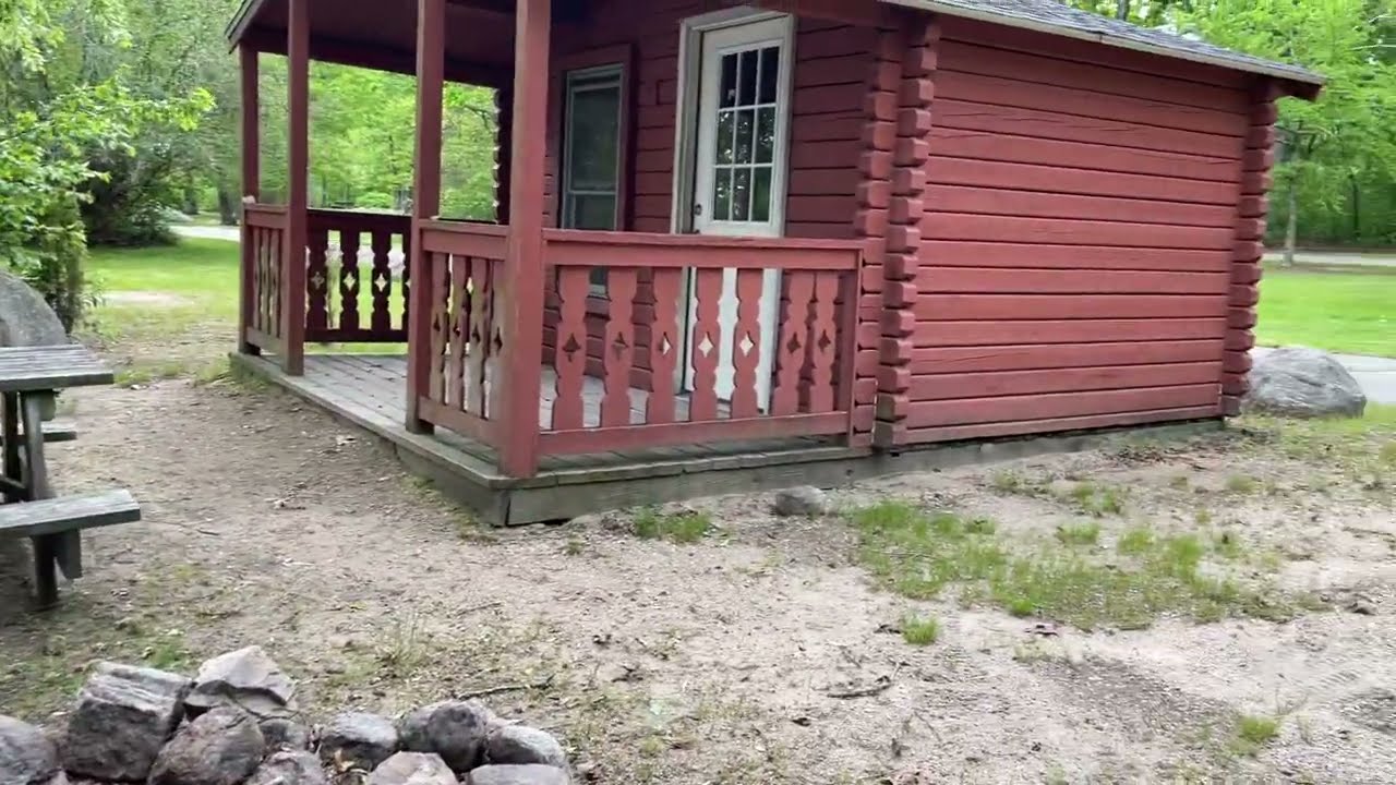 Cabin D Burlingame State Campground Campsite