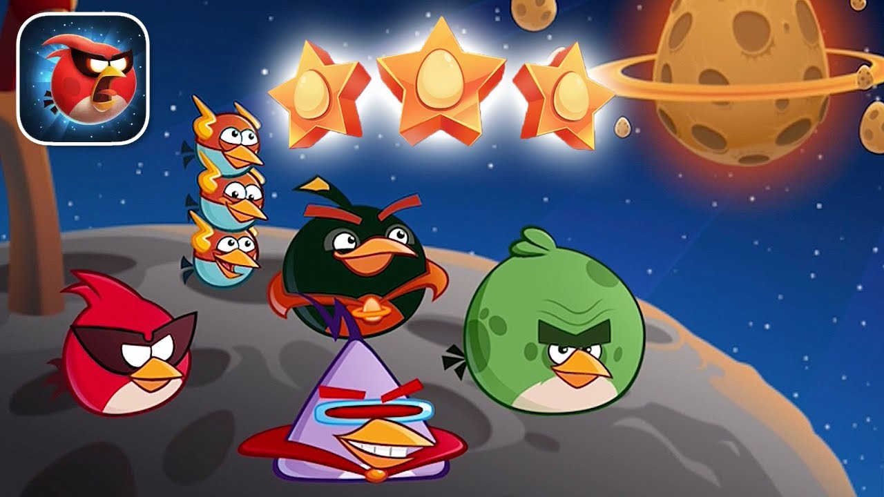 Angry Birds Reloaded In Space - PIG BANG 3 Stars Gameplay