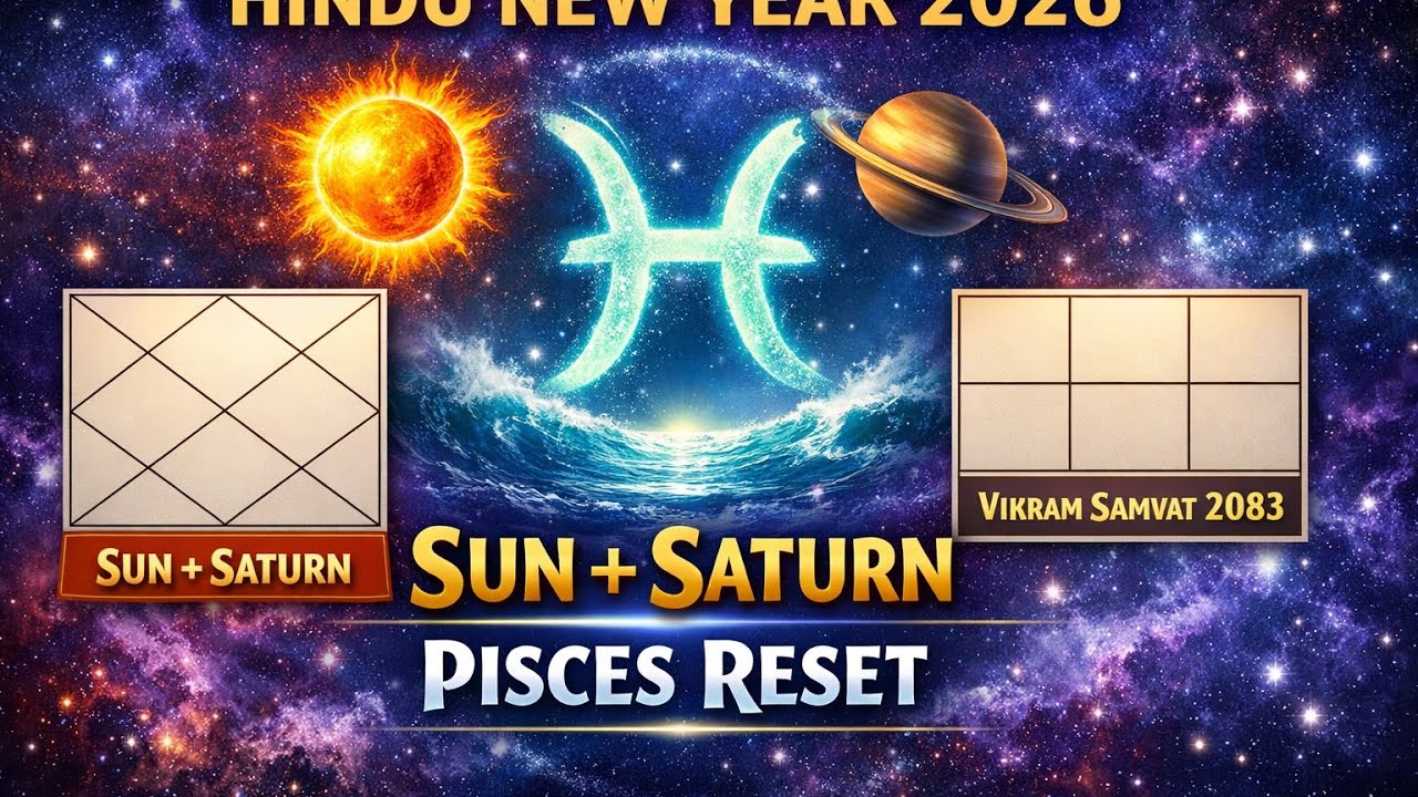 The Cosmic Reset of 2026 | Chaitra Navratri, Sun-Saturn, Mars & Venus in Pisces 12 SIGNS READINGS