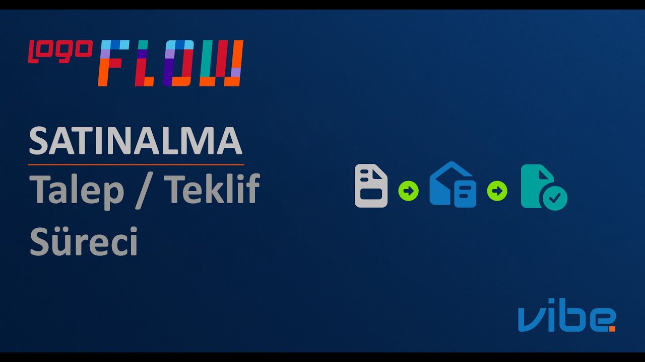 LOGO FLOW ÖRNEK TALEP VE TEKLİF SÜRECİ