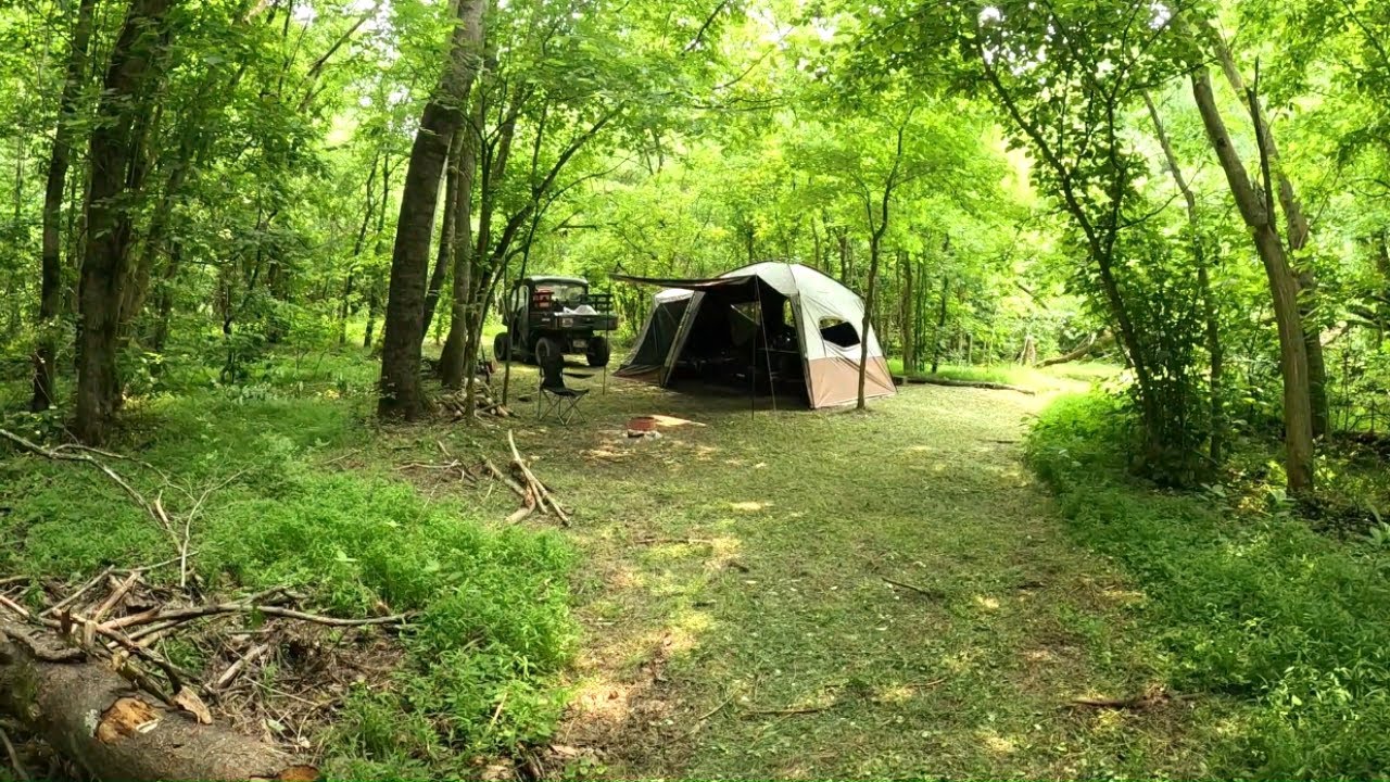 Summer Camping On The Tug River-Making A Roast-Comforts of Home