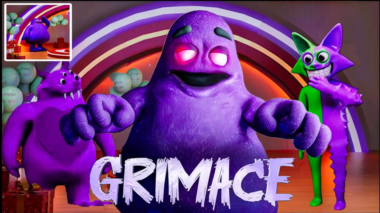 All Monsters Are Infected By Grimace Shake - Grimace Shake Scary Survival
