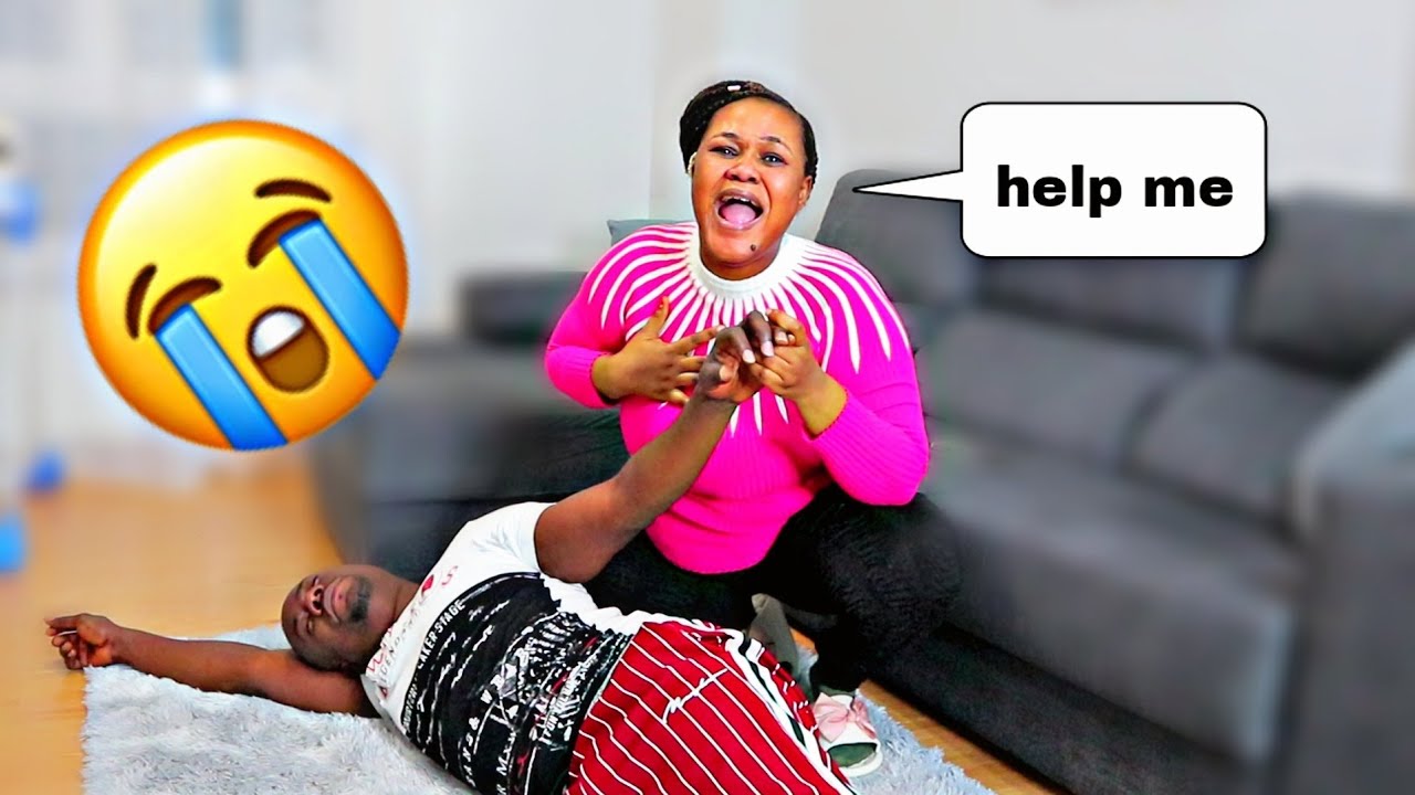 FAINTING ON MY WIFE PRANK