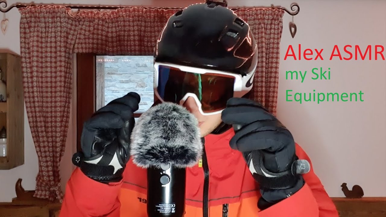 [ASMR] Tapping on my Ski Equipment // ASMR German/Deutsch by Alex ASMR