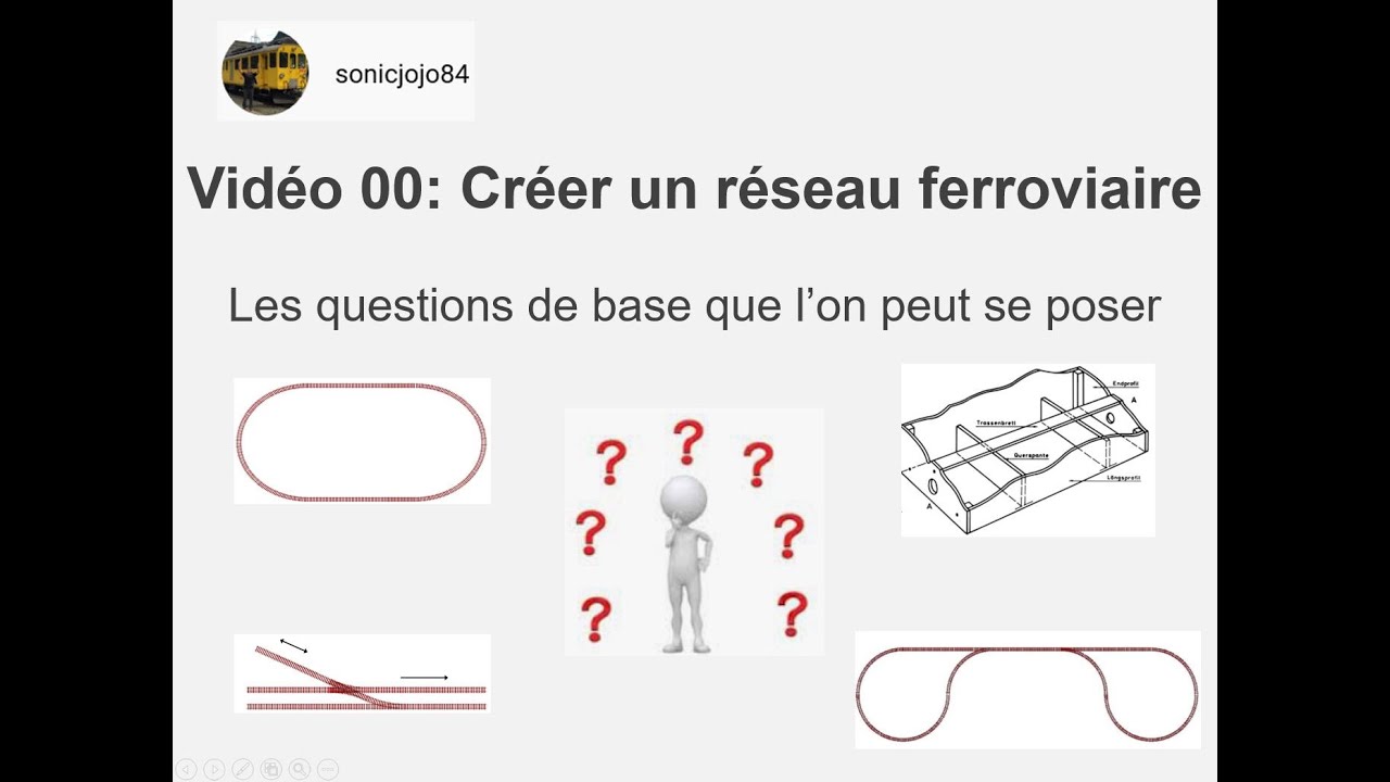 Créer un réseau ferroviaire Les questions de base vidéo 00