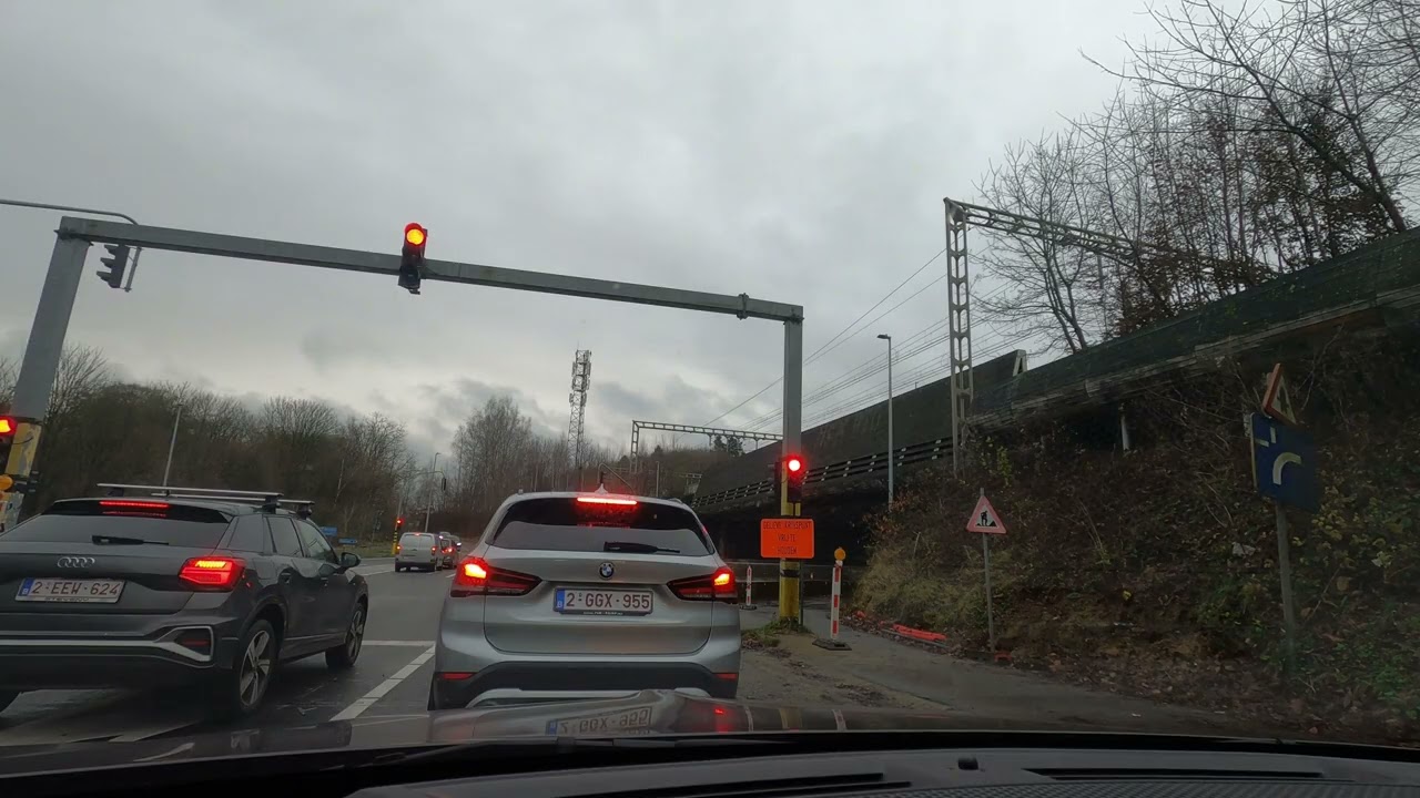 Brussels to Genappe Drive — Scenic Belgium Road Trip | No Talking (BE02)