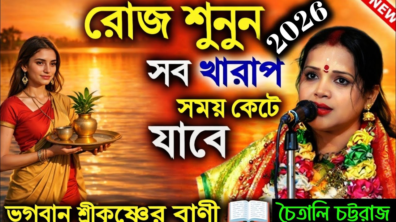 [ ভগবান শ্রীকৃষ্ণের বাণী ] রোজ শুনুন সব খারাপ সময় কেটে যাবে || Chaitali Chattraj kirtan 2026 