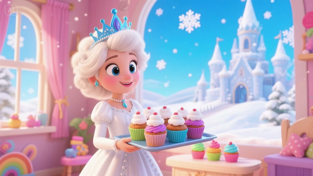 Marshmallow Muffins 4 | Elsa&rsquo;s Sweet & Fluffy Frozen Treats!