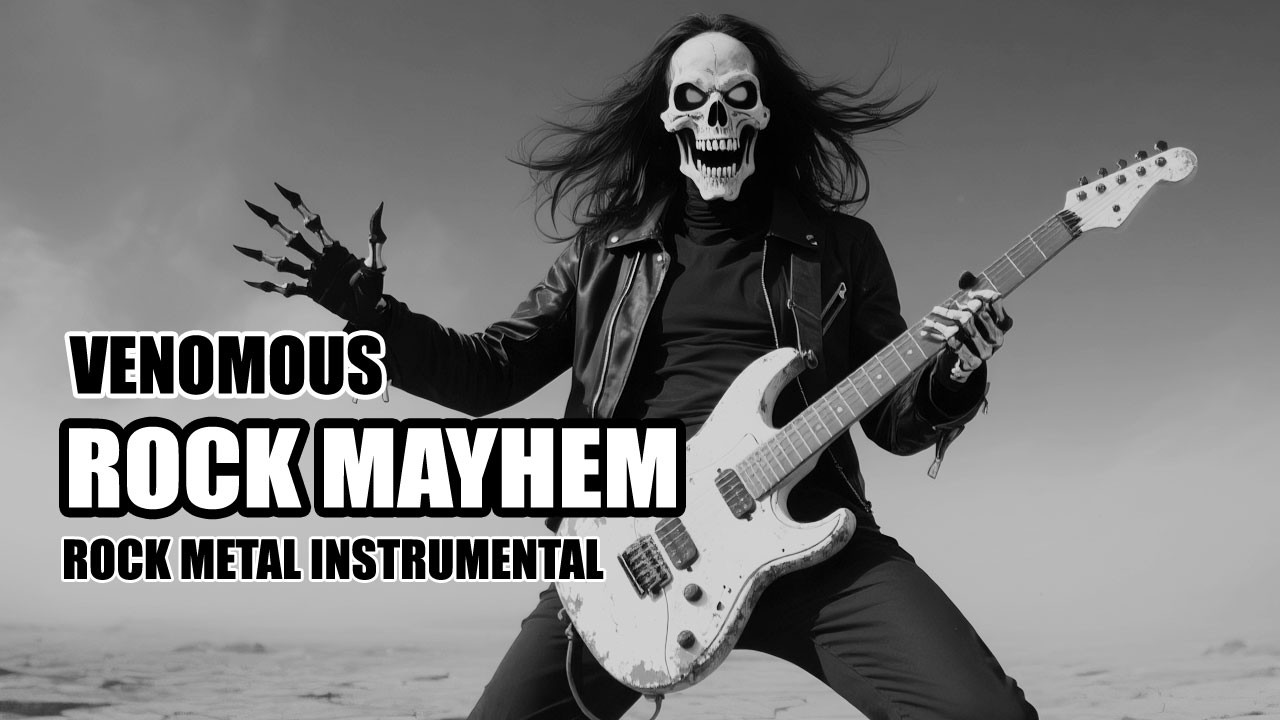 Venomous Rock Mayhem – Heavy Riffs & Hostile Drums | Rock Metal Instrumental