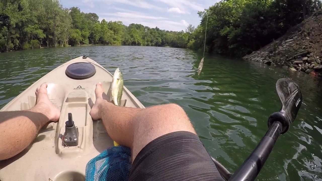 FISHING At The SWIMMING Hole!