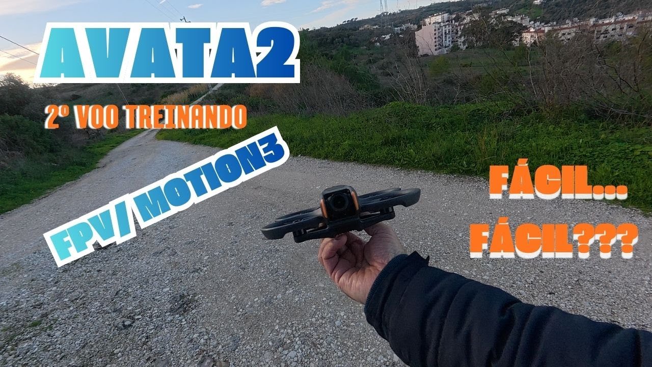 DJI AVATA2 Voo nº2 com motion3 | Aprenda a fazer Orbital