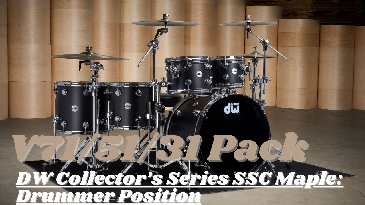 Roland V Series Expansion Pack | DW Collector&rsquo;s Series SSC Maple: Drummer Position