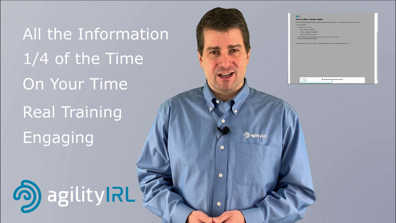 agilityIRL Online Scrum Fundamentals