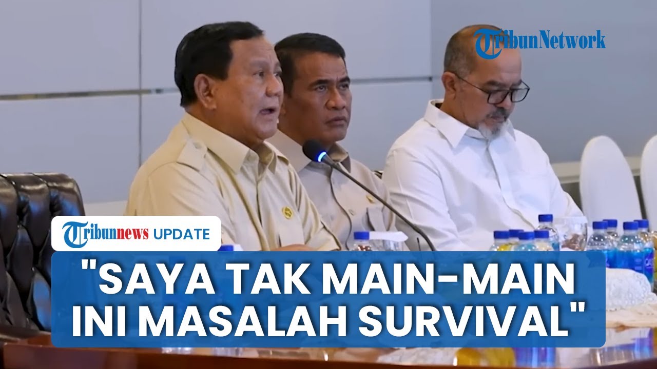 Momen Prabowo Tiba-tiba Sidak Kementan dan Ikut Rapat, Tegaskan Tak Main-main soal Swasembada Pangan