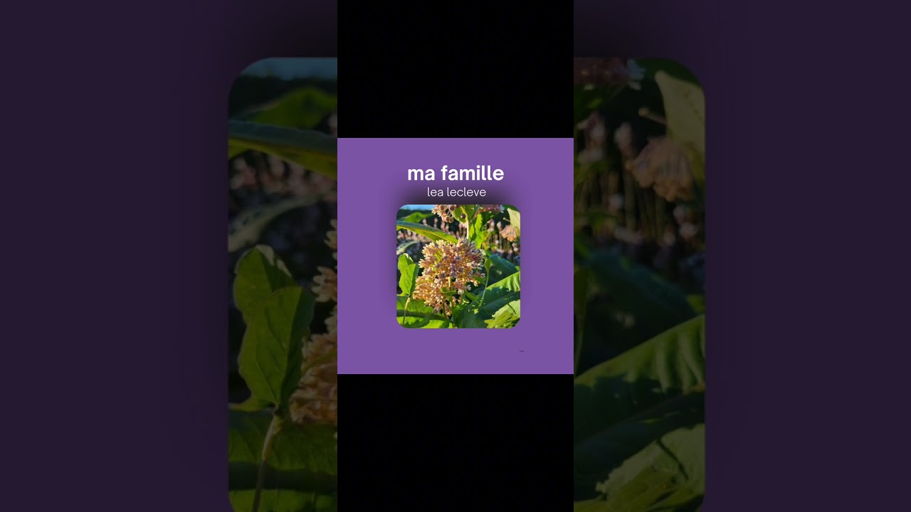 Ma famille
