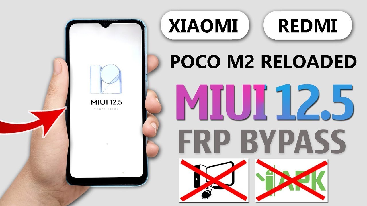 POCO M2 RELOADED FRP BYPASS | WITHOUT PC | POCO M2 GOOGLE ACCOUNT BYPASS | MIUI 12.5  FRP BYPASS