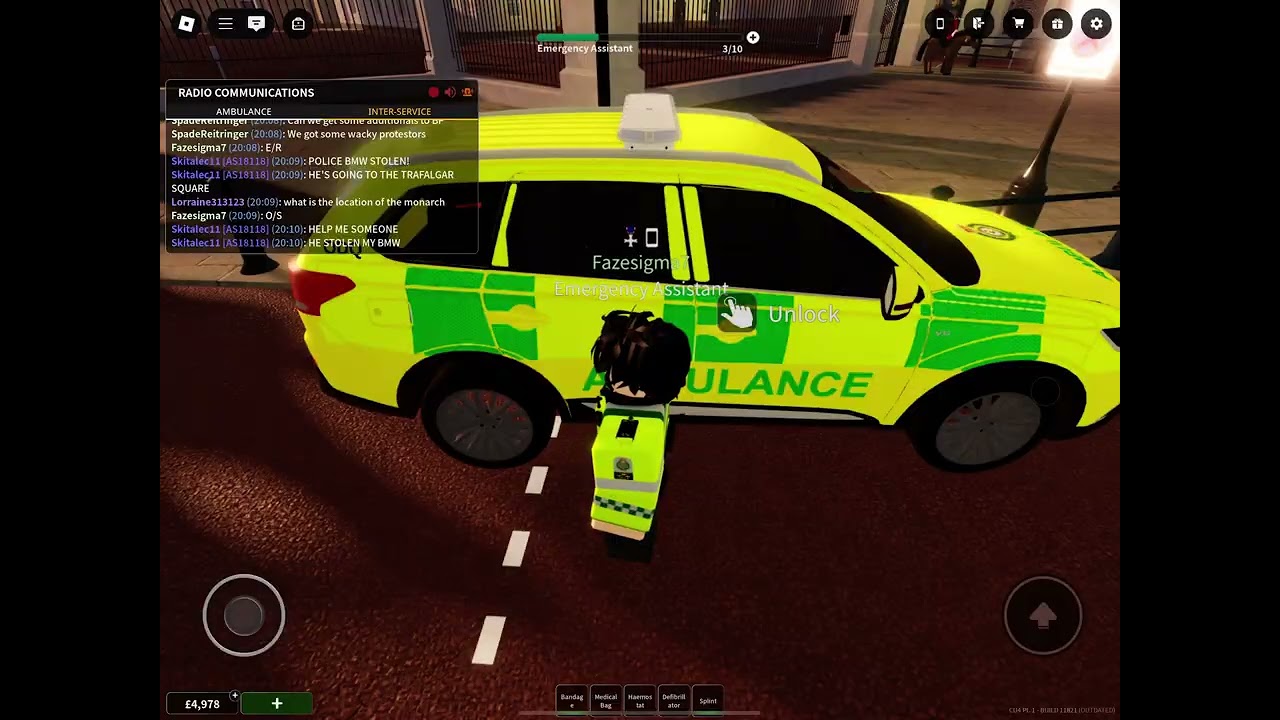 LAS patrol!!!! / Buckingham palace Roblox @BuckinghamPalaceRB