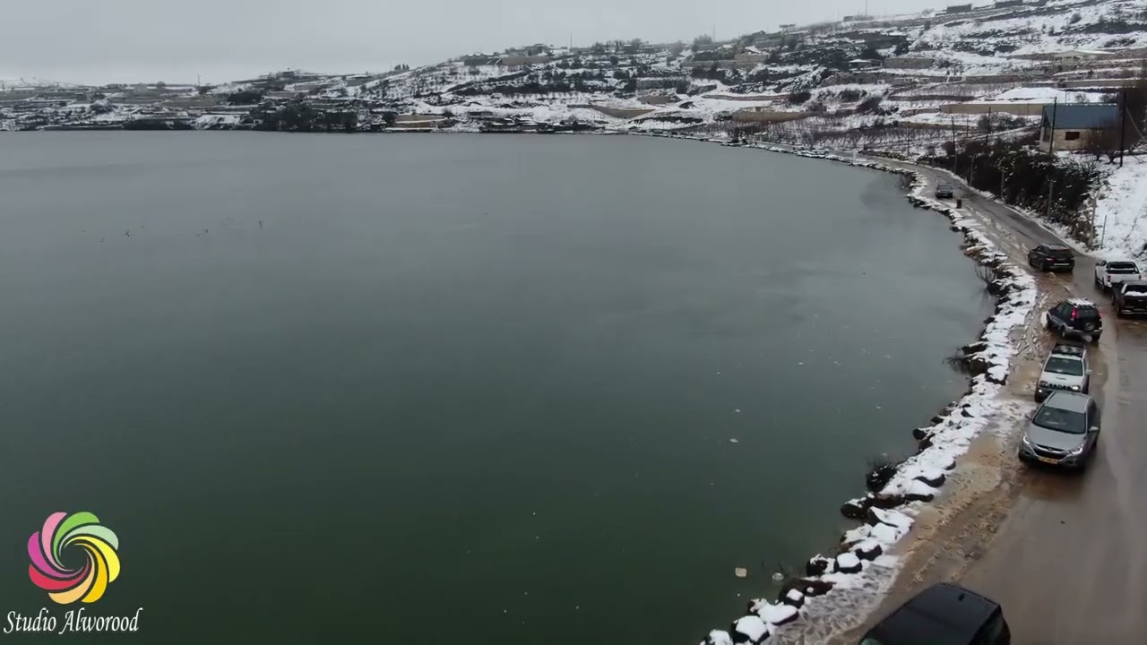 ثلوج الربيع في قرية مسعده الجولان 24/3/2022 SNOW IN THE VILLAGE OF MASADA