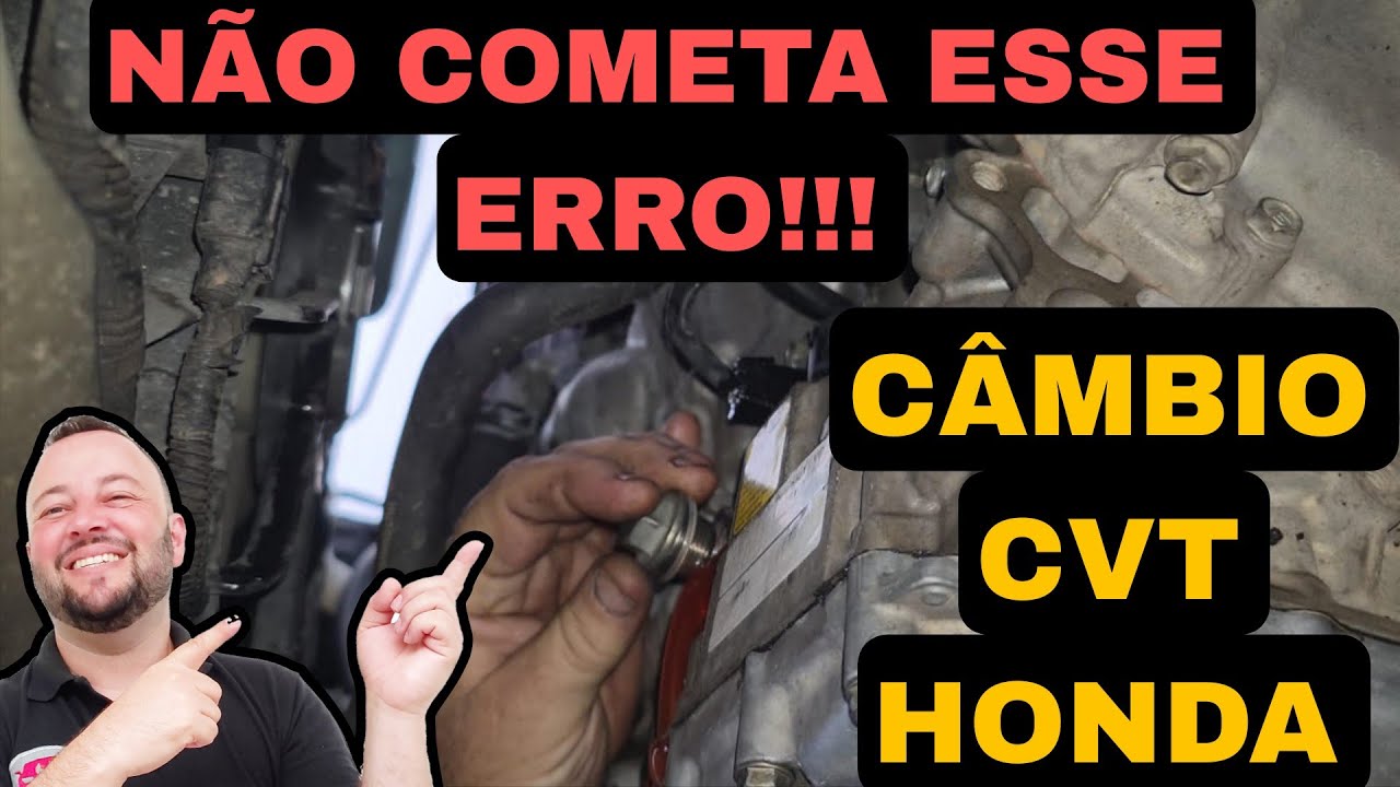 Como Trocar o Óleo de Cambio Automático CVT da Honda Passo a Passo