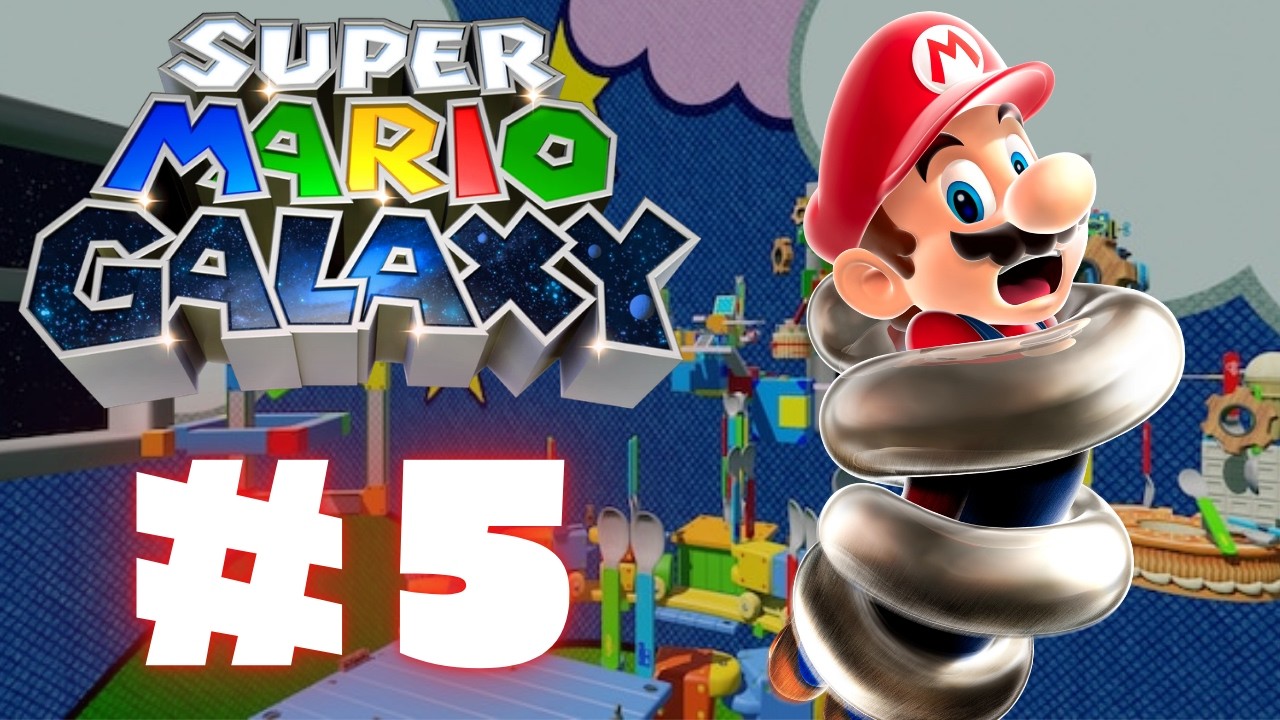 Super Mario Galaxy | Gameplay Walkthrough Part 5 | The Engine Room!
