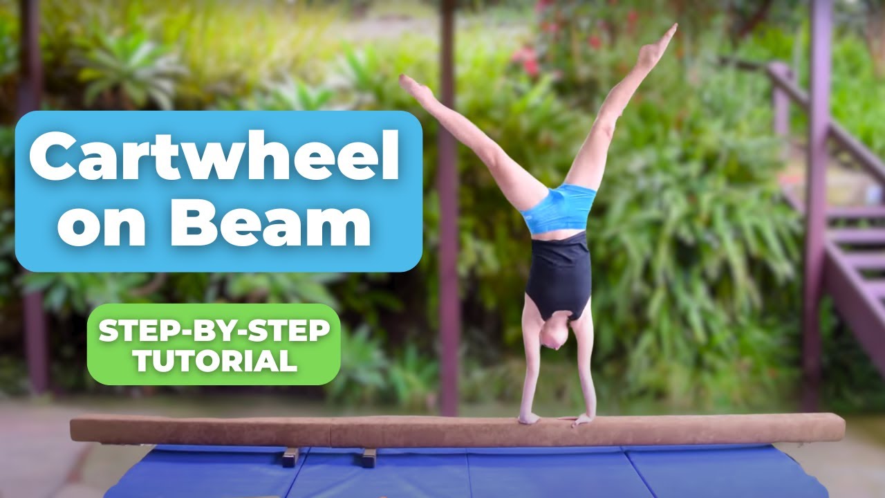 How to Do a Cartwheel on Beam (Beginner Tutorial)