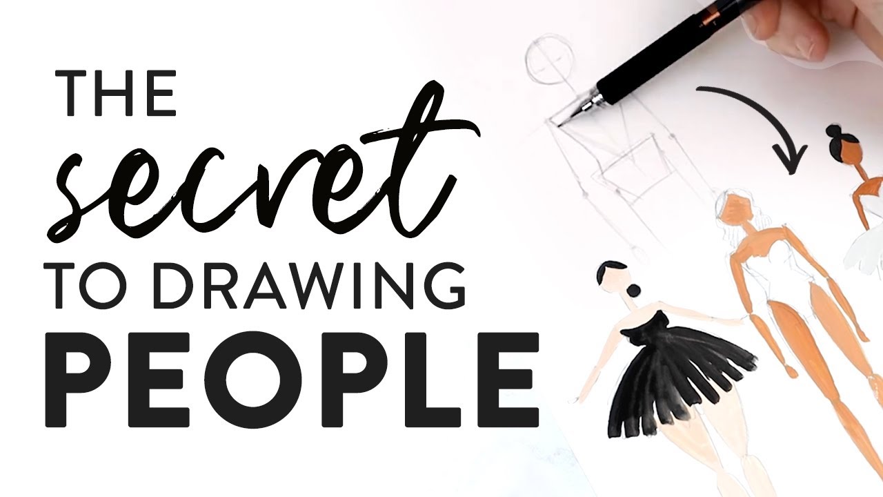 The EASIEST way to draw people (for beginners and all levels)