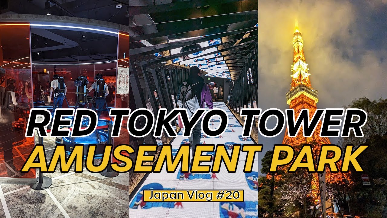 Внутри парка игровых автоматов и развлечений RED TOKYO TOWER в Японии 🕹️