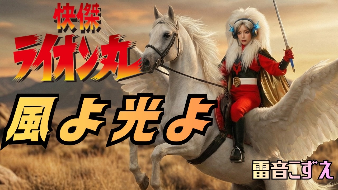 【MV】風よ光よ(COVER) 雷音こずえ #快傑ライオン丸