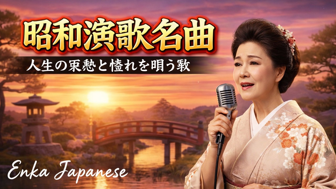 懐メロ歌謡曲ベスト100 🎶 盛り場演歌メドレー | 日本演歌名曲集 昭和演歌 懐かしい歌