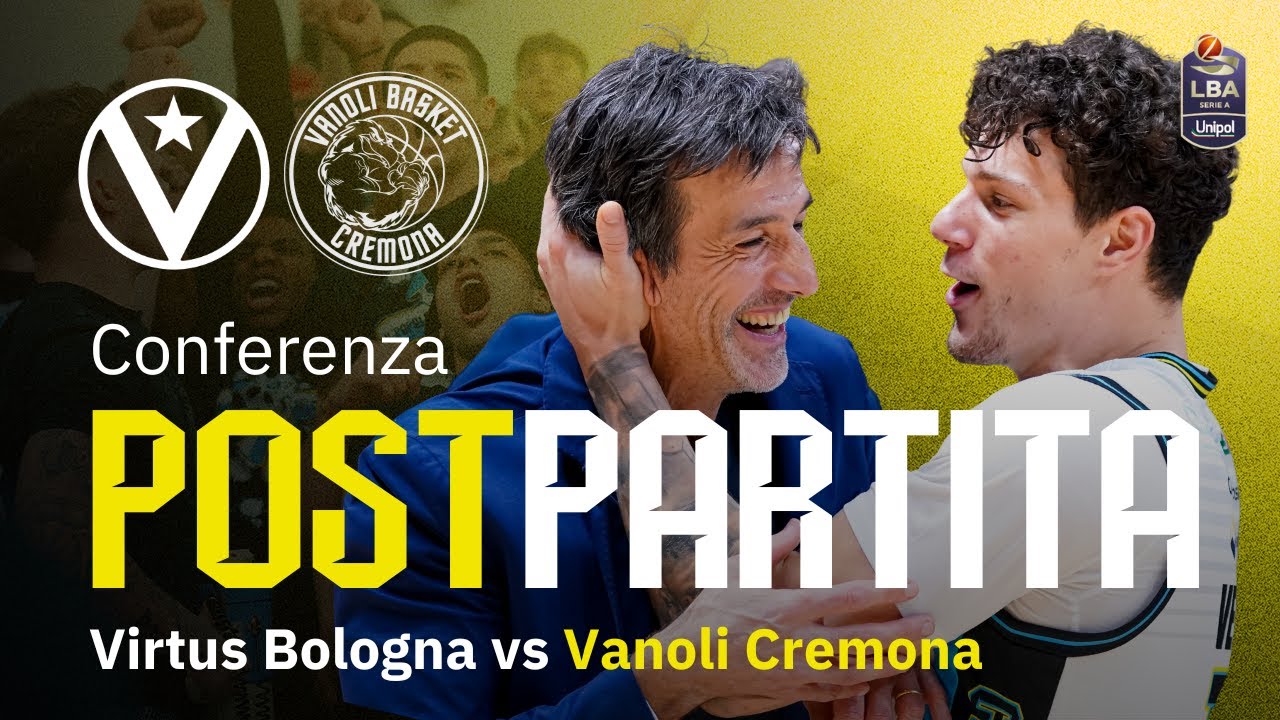 Serie A LBA, 3ª giornata | Coach Brotto nel post partita di Virtus Bologna - Vanoli Cremona