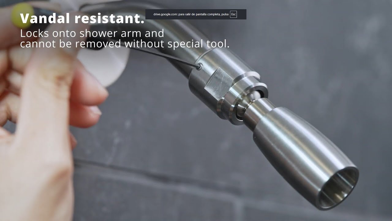 STEELHEAD™ Vandal Resistant Fixed Shower Head