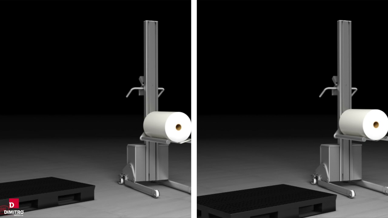 Solution pour bobines - Colonne &eacute;l&eacute;vatrice &eacute;lectrique - Fourche berceau