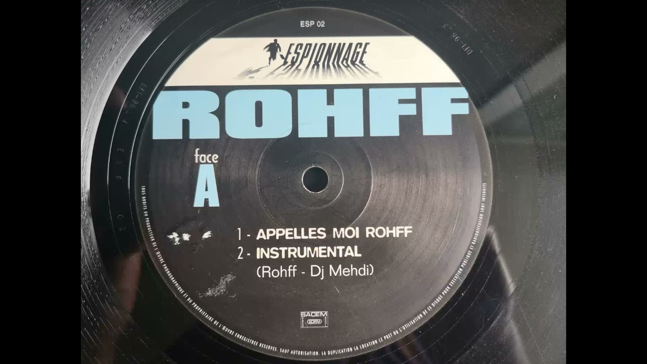 INSTRUMENTAL - Rohff - appelles moi Rohff - 1998 - prod dj Mehdi - MHT BY HIP HOP