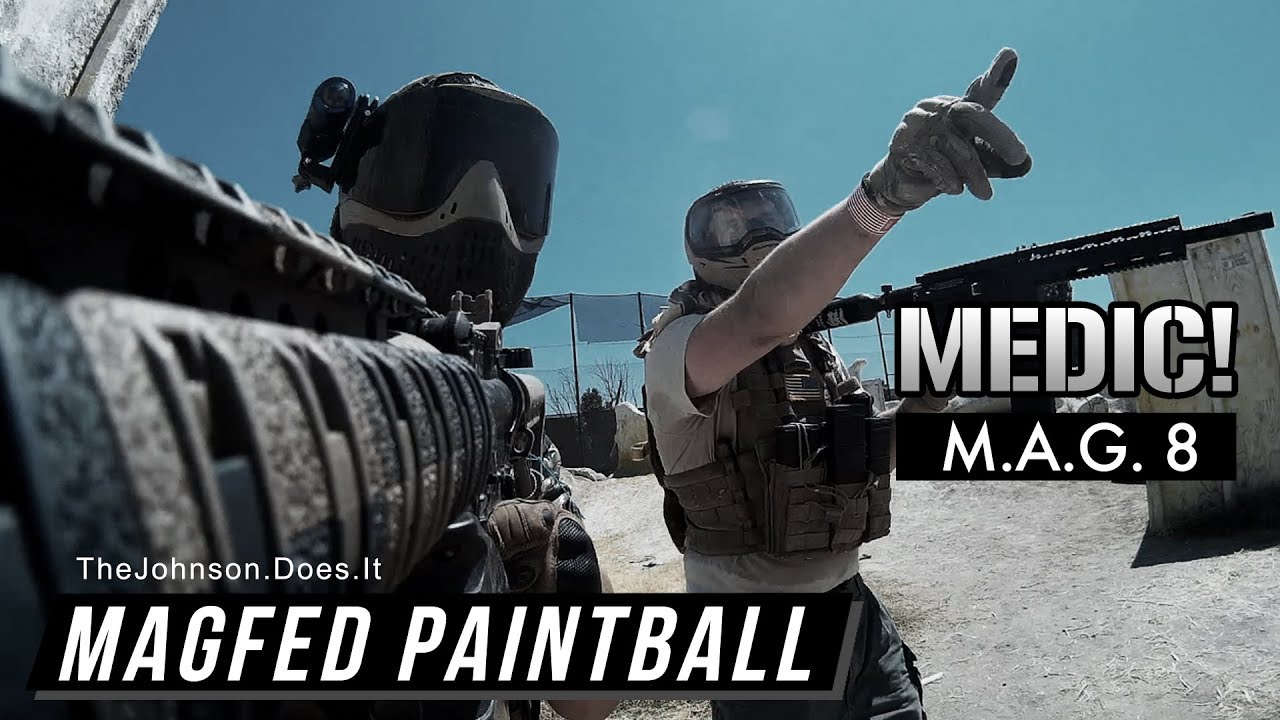 My First MagFed Only Game (M.A.G. 8) Tippmann TMC MagFed Paintball