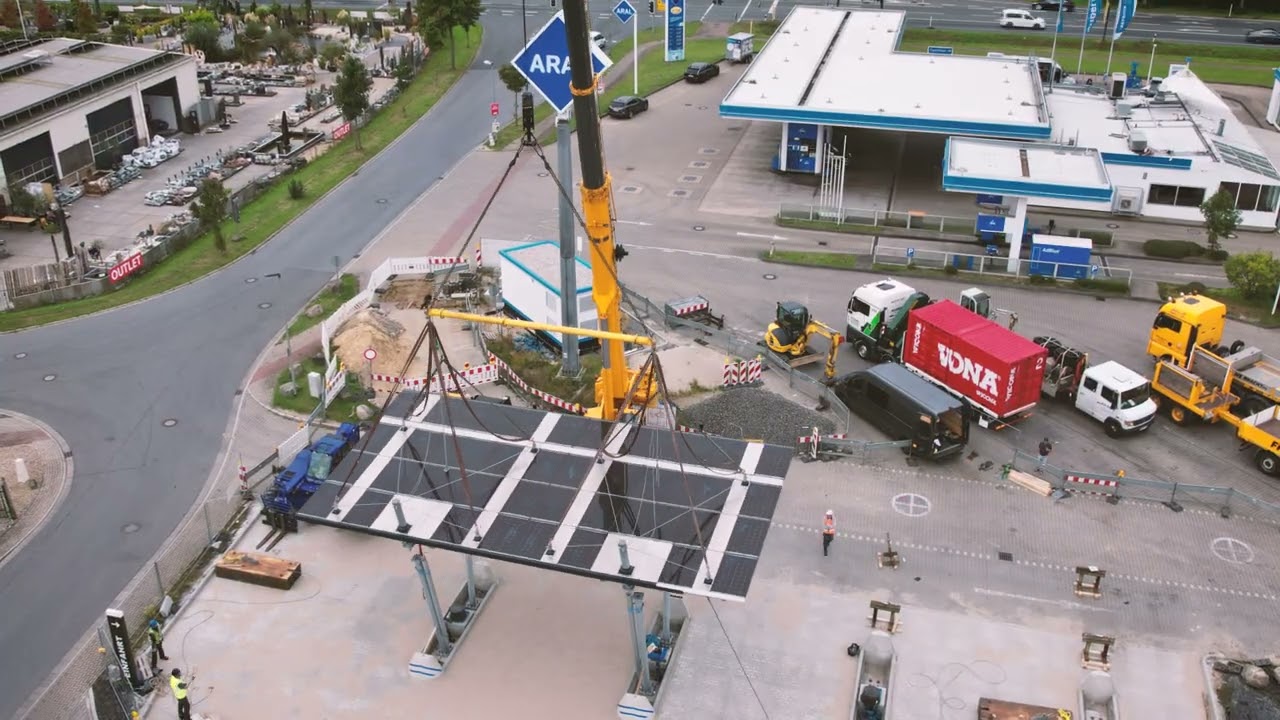 Zeitraffer Aral pulse Ladestationen in Isselburg