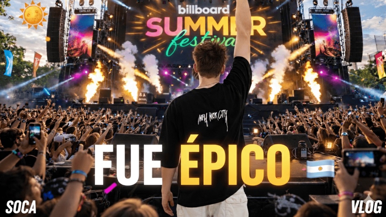 Fui a la Billboard Summer Fest y Lit Killah rompió TODO ☀️🇦🇷 | VLOG