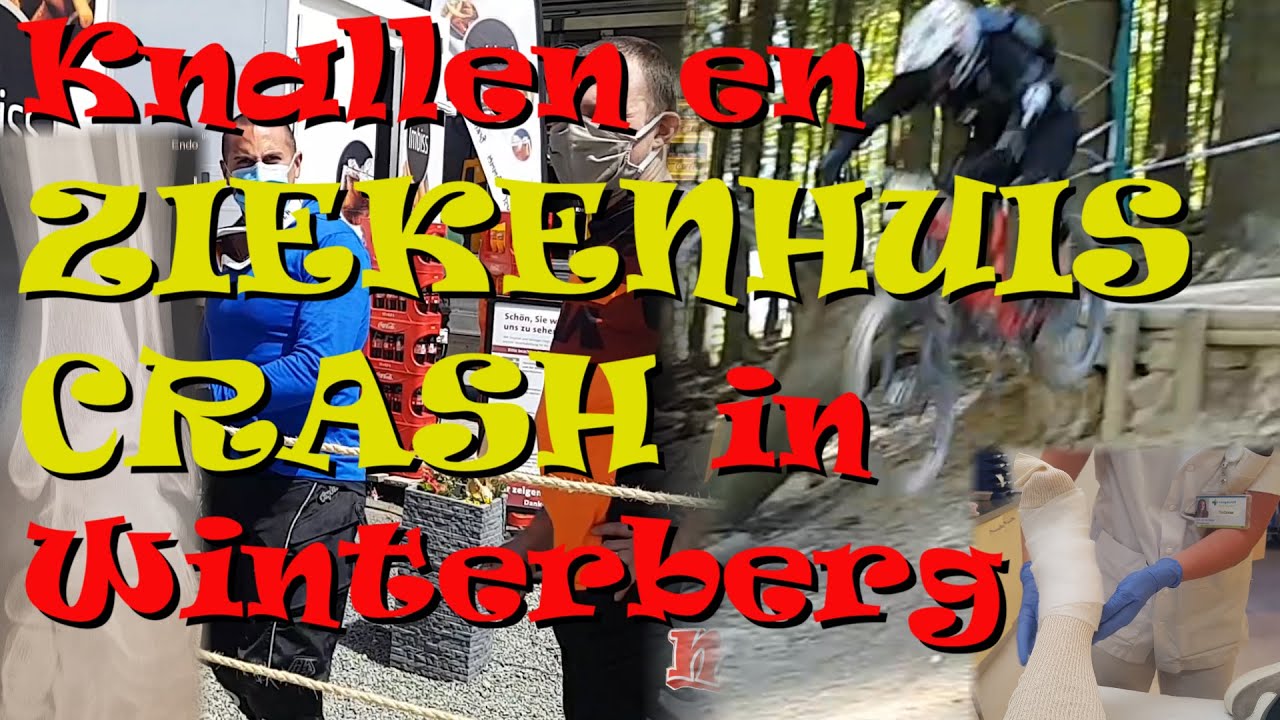 🇩🇪 Knallen en ZIEKENHUISCRASHEN in Bikepark Winterberg! 2020 werkt tot nu toe niet echt mee! 😱🚑