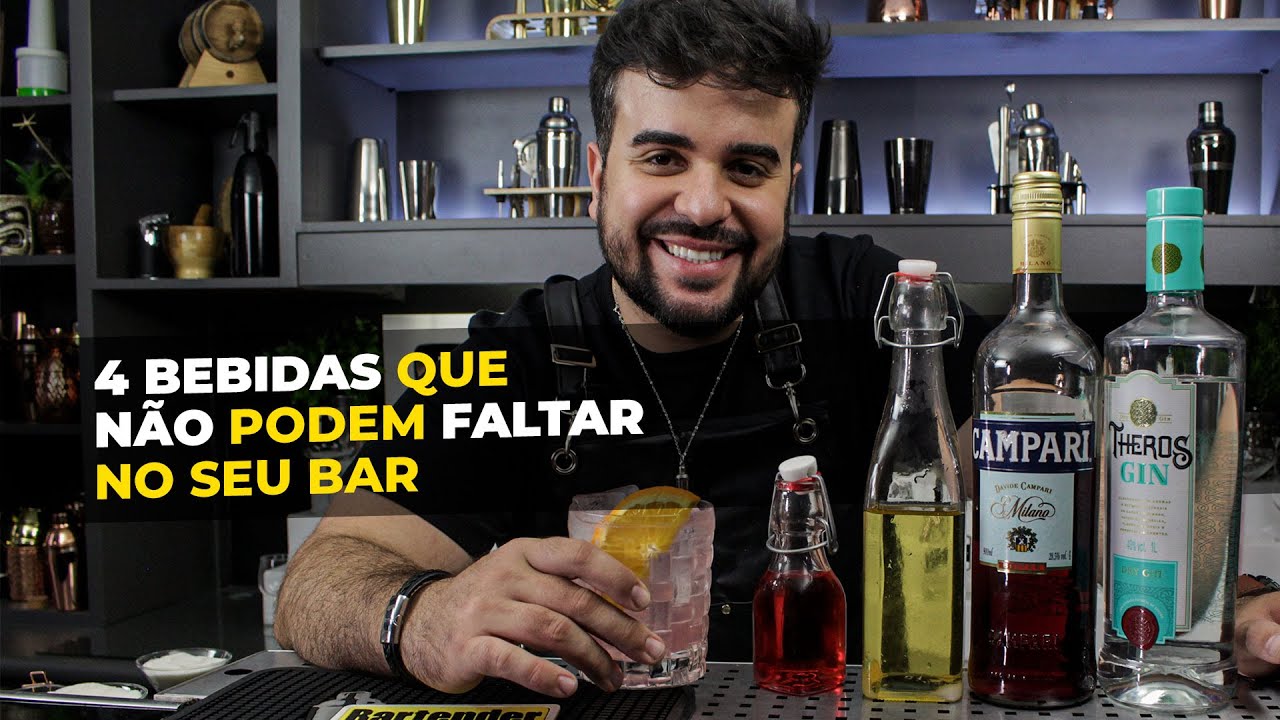 4 Bebidas Para Ter No Seu Home-Bar | Bartender Store