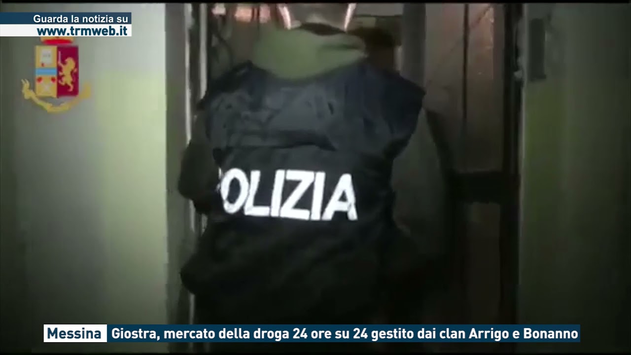 Messina - Giostra, mercato della droga 24 ore su 24 gestito dai clan Arrigo e Bonanno
