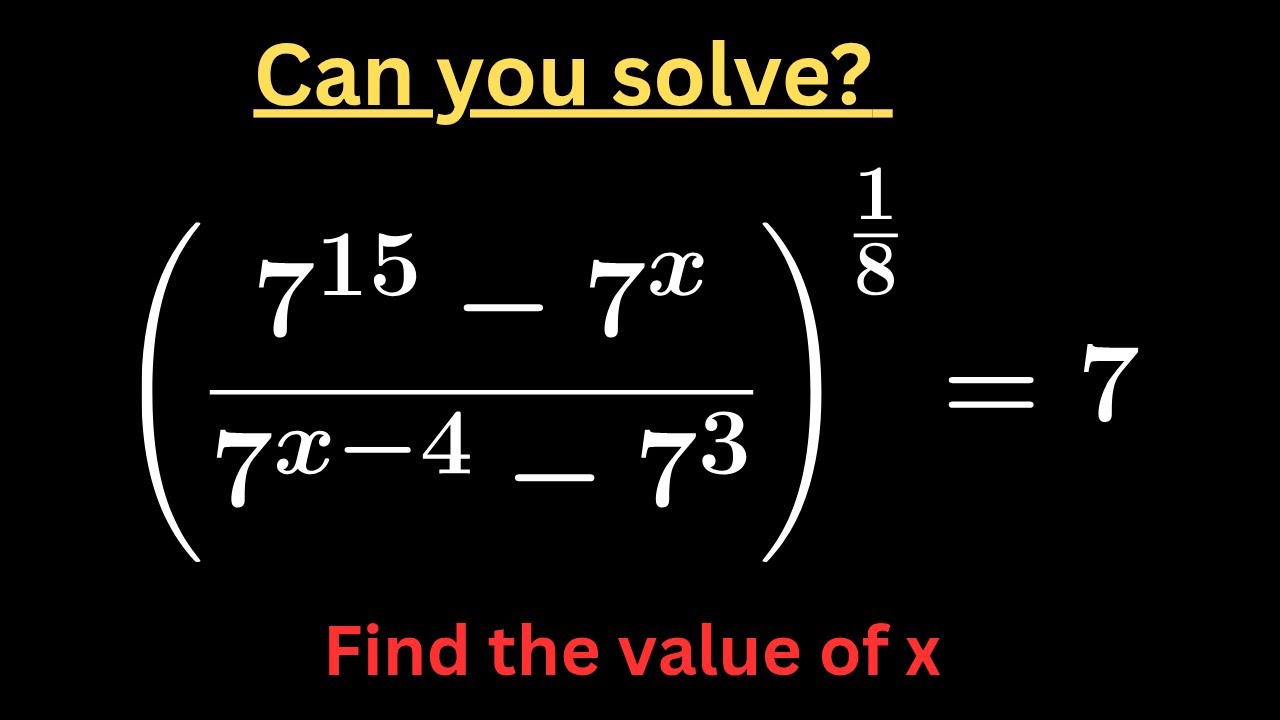 Olympiad Maths | Can you solve?
