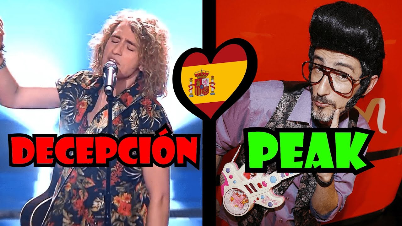 EUROVISION: TOP 10 ACTUACIONES ESPAÑA (según mi opinión)